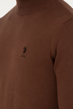 Мужской коричневый базовый свитер Неожиданная скидка в корзине - U.s. polo assn фото 14