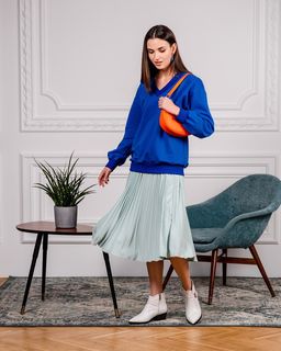 Свитшот Футер 2-х нитка с V-образным вырезом - Sahar art lab фото 7