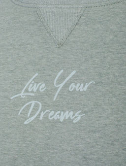 Джемпер из петельчатого футера двухнитки с эластаном