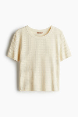 Camiseta en punto pointelle