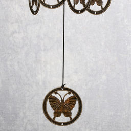 Музыка ветра «Бабочки», 12 трубок, 43 см