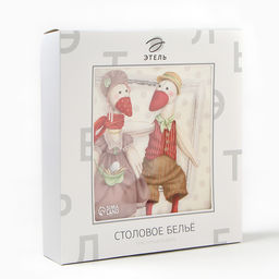 Скатерть Этель Пасхальные Тильды d=148 см, 100% хл, саржа 190 гр/м2  фото 16