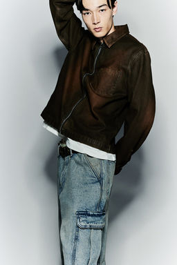 Sobrecamisa en denim Regular Fit