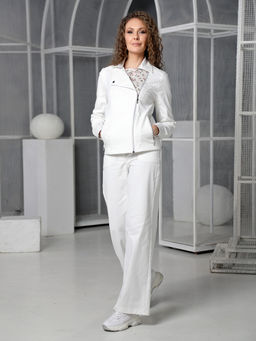 25212 Жакет белый - Dizzyway фото 3