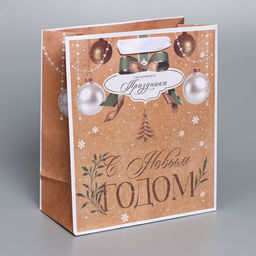 Пакет крафтовый вертикальный Дарю тебе, ML 23 27 11,5 см