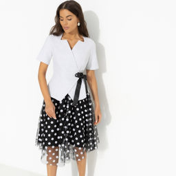 Костюм с юбкой приталенного силуэта Актуально сегодня (2 в 1 gray) - Charutti фото 6