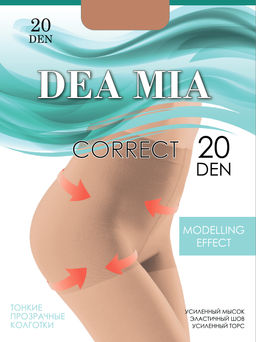 Колготки классические DEA MIA CORRECT 20 natural