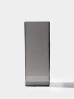 Ваза для цветов «Альваро» геометрия, 30×12 см, пластик, серая