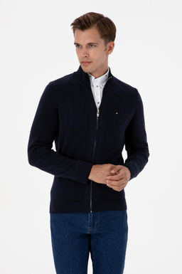 Erkek Slim Fit Lacivert Basic Triko H_rka Sepette S_rpriz _ndirim - U.s. polo assn фото 10