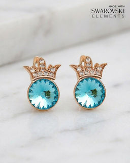 Серьги с кристаллами Swarovski