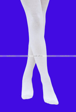Цена за 12 шт. Колготки детские белые гладкие