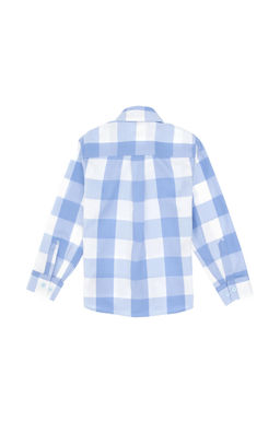 Голубая рубашка с длинным рукавом для мальчика Неожиданная скидка в корзине - U.s. polo assn фото 3