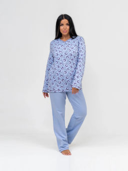 Пижама женская, цвет фиолетовый