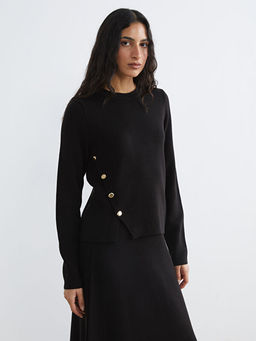 Bisiklet Yaka Kad?n Triko Kazak