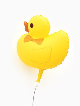 Цена за 2 шт. Воздушный шар фольгированный 26" "Уточка" цвет желтый