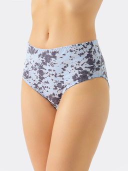 Цена за 2 штуки! Трусы женские макси голубые с рисунком тай-дай тай-дай на голубом 412075 - Mark formelle фото 2