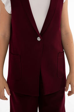 Школьный жилет для девочки Mooriposh, модель 1107/1