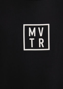 MVTR Bask?l? Siyah Ti??rt - Mavi фото 7