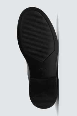 LEATHER KNEE-HIGH BOOTS