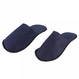 Тапочки одноразовые Standart 37-42рр, спанбонд, подошва - пенополиэтилен, s5мм, 60мкм, с закрытым мысом, легкие, синий, индивидуальная упаковка, SMZ (Россия)