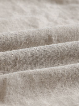 Простыня на резинке 2-спальная SL Home Linen collection, 180200+30 см, серая, полулён - Sima-land home фото 10