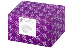 Кружка 300 мл 14*10*7,5 см Любопытная змея внутри кружки, белая с золотом - Elan gallery фото 7