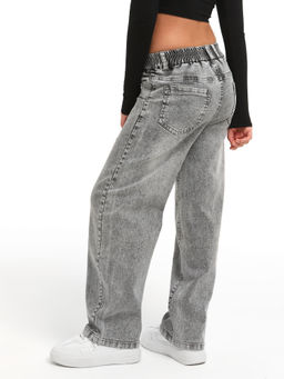 Джинсы-багги для девочек - СИНЯЯ МОДА фото 15