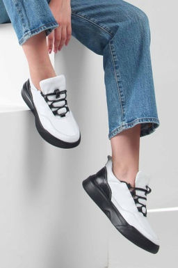 Кроссовки 155.2104bl. Белый черный