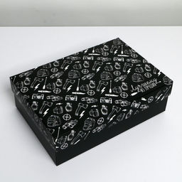 Коробка подарочная складная, упаковка, «Лучшему мужчине», 30×20×9 см