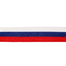 Цена за 10 шт. Лента для медали, триколор