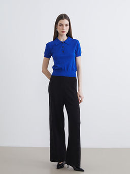 Beli Lastikli Geni? Pa?a Kad?n Triko Pantolon