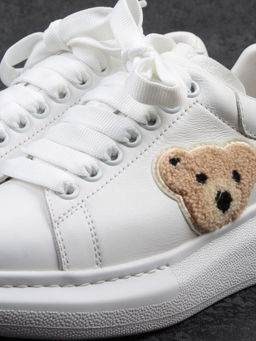 03-X668-1D WHITE Кроссовки женские (натуральная кожа)