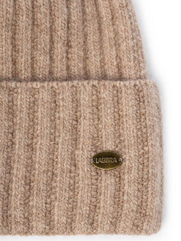 Шапка жен. пух енот+шерсть+виск LB-N88059 taupe - Labbra фото 7