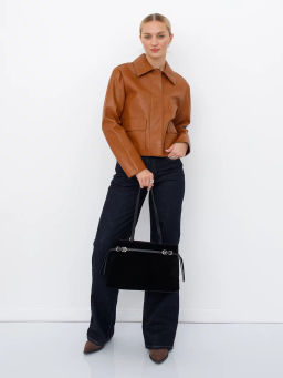 Сумка 8021-1S black Velina Fabbiano-Safenta