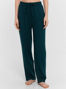Брюки домашние женские зеленые изумруд 532336-1