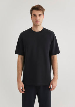 Siyah Tisort - Mavi фото 4