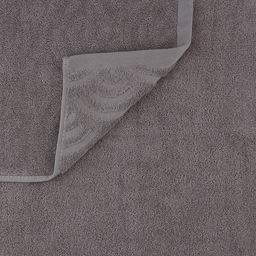 Полотенце махровое "Волна" 80х160см, хлопок 100%, серый (Китай)