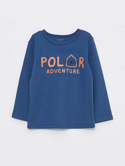 Bisiklet Yaka Uzun Kollu Bask?l? Erkek Bebek 2li Pijama Tak?m? - Waikiki фото 2