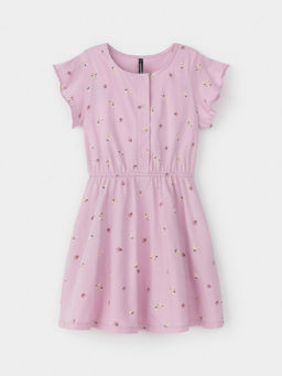 КР 5792-1/фламинго,мини розочки платье для дев