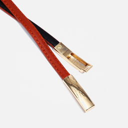 Ремень женский, ширина 1 см, пряжка металл, цвет рыжий - Simaland фото 2