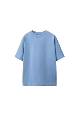 CAMISETA LISA / Azul - Zara фото 6