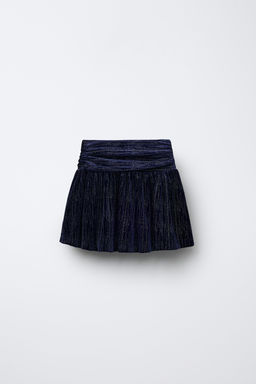 SHINY VELVET SKIRT - Zara фото 2