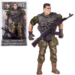Фигурка солдатика в коробочке Герои серия 1, в дисплее 24шт - Junfa toys фото 2