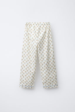 6-14 YEARS/ FLORAL SHIRT AND TROUSERS PYJAMAS - Zara фото 5