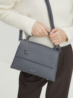 Женская сумка с ручкой TAMARIS Артикул 4476211, темно-серый - Armani exchange фото 2
