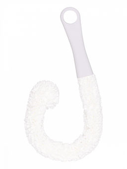 Щетка (ершик) для мытья стаканов и бутылок белый полиуретан, ПП - Denastia фото 2