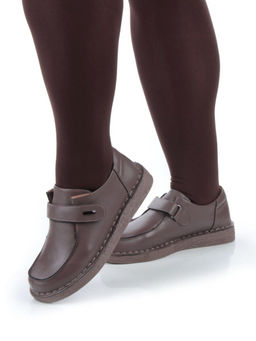 01-D7581-6 BROWN Ботинки демисезонные женские (натуральная кожа) - Фабричный китай фото 2