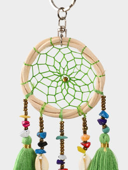 Брелок «Ловец снов», 17 см, зелёный