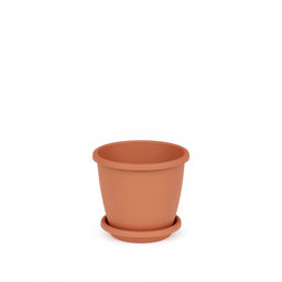 Горшок цветочный Афина 1,1 л с поддоном, арт. А(М6478),(М6488)