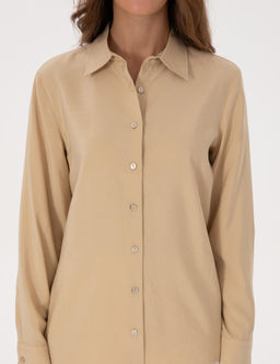 Bej Regular Fit Uzun Kollu G_mlek - Pierre cardin фото 6